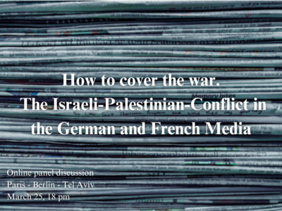 How to cover the Israeli-Palestinian Conflict