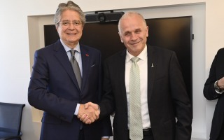 Ecuadoran President Guillermo Lasso visits Hebrew University