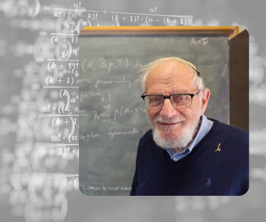 HUJI Bites: A Formula for Success with Prof. Hillel Furstenberg, Abel Prize Winner 2020